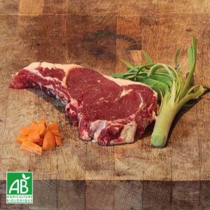 Entrecôte de bœuf bio