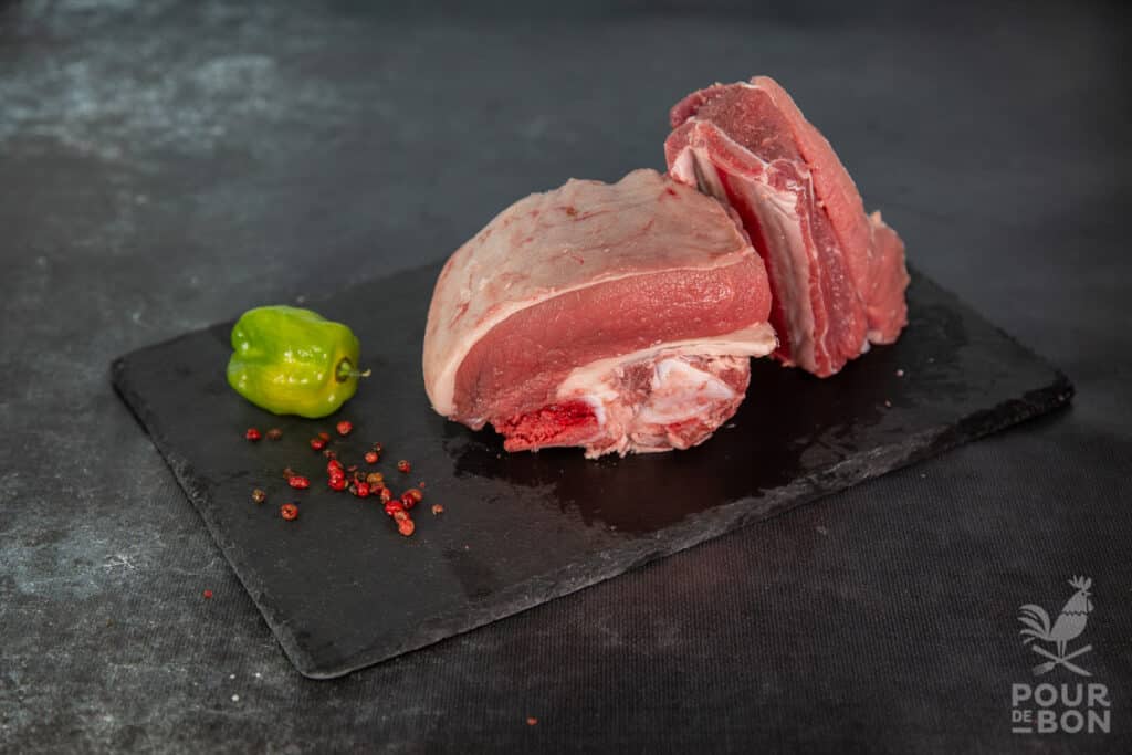Viande de pot au feu dans le plat de côte - 1000g