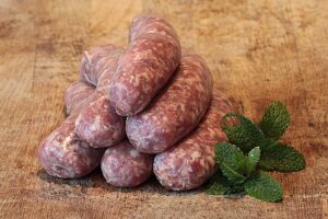 Saucisses de boeuf à l'échalote BIO (race limousine)- 500 g
