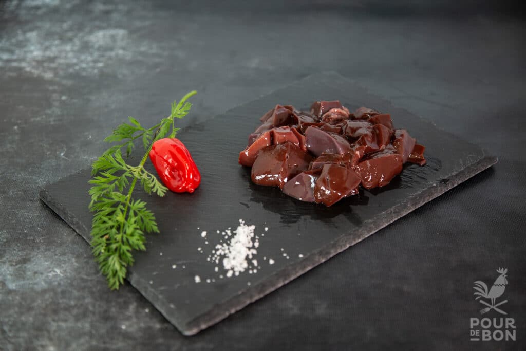 Foie de génisse haché pour chat 200g