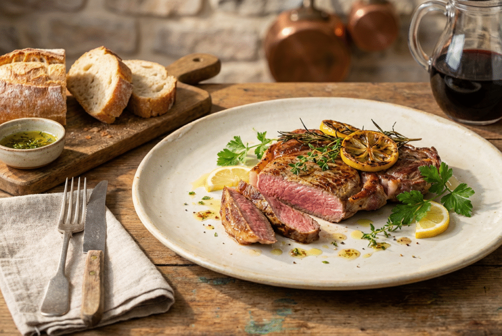 Recette araignée de bœuf bio marinée au citron et herbes