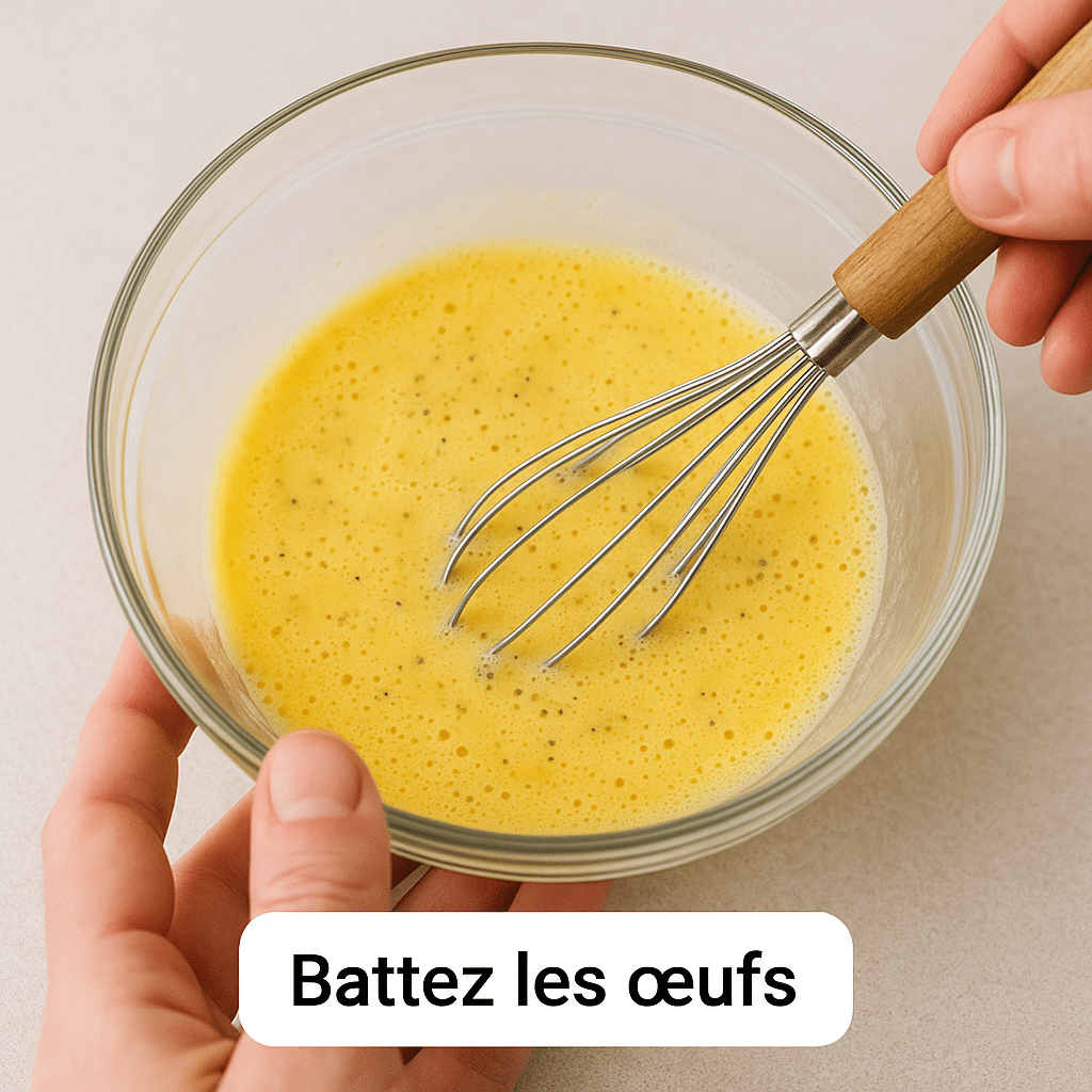 Battez les œufs