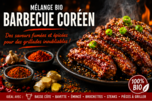 Mélange d’épices bio Hot & Sour pour Barbecue BIO 120ml